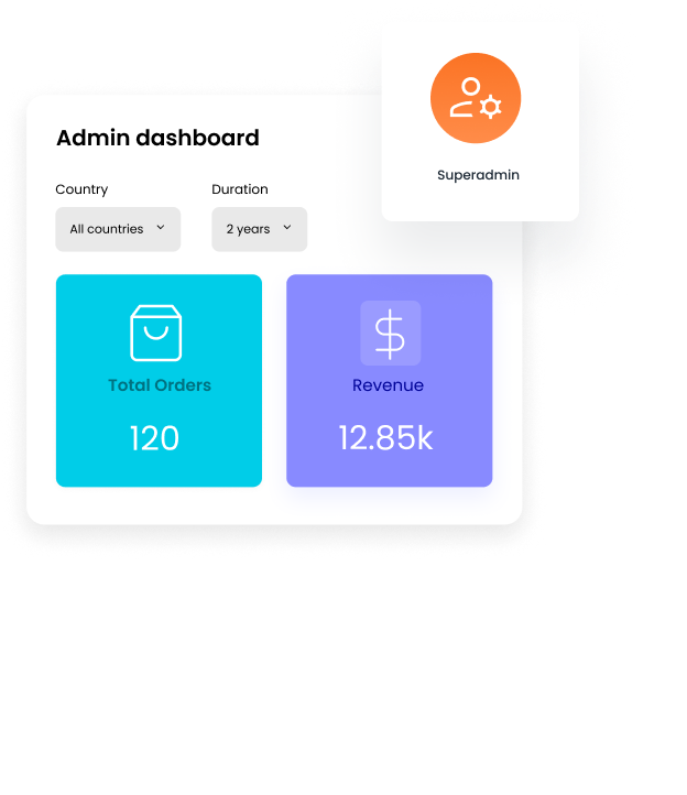 Admin dashboards